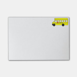 Schulbus Post-it Klebezettel