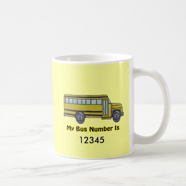 Schulbus-Tasse Kaffeetasse (Rechts)