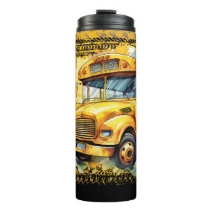 Schulbus Thermosbecher