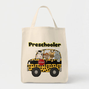 Schulbus-Vorschüler-T-Shirts und Geschenke Tragetasche