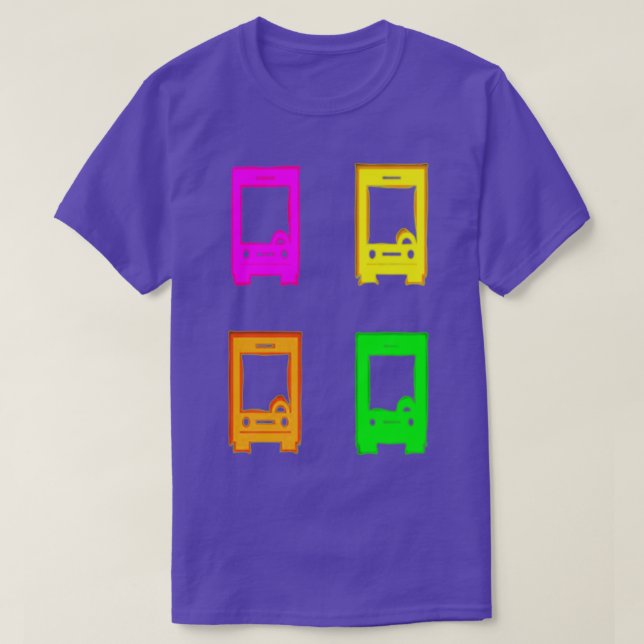 Schulbuscocktail-Kinder lustige Kostüme T-Shirt (Design vorne)