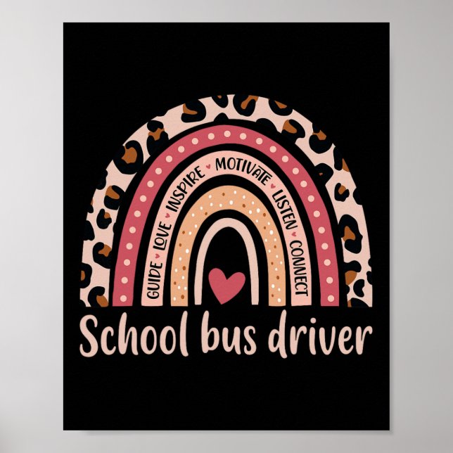 Schulbusfahrer 100. Schulbusfahrer R Poster (Vorne)