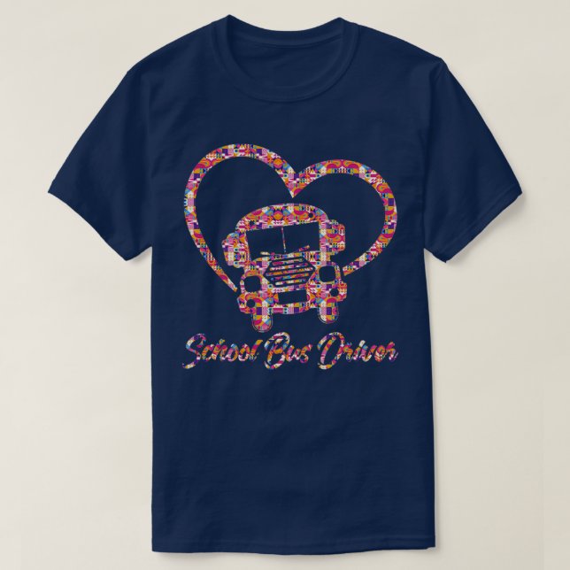 Schulbusfahrer 4 T-Shirt (Design vorne)