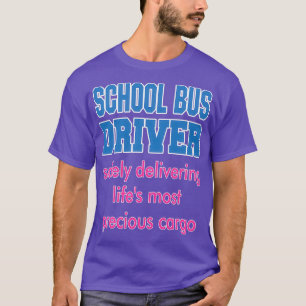 Schulbusfahrer bringen die 270er-Jahre sicher T-Shirt
