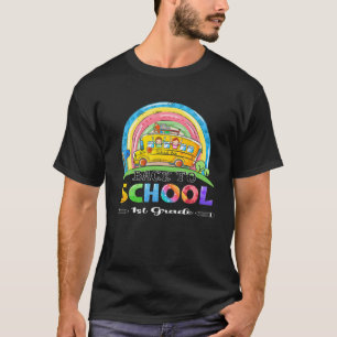 Schulbusfahrer der 1. Klasse Kinder zurück zur S T-Shirt