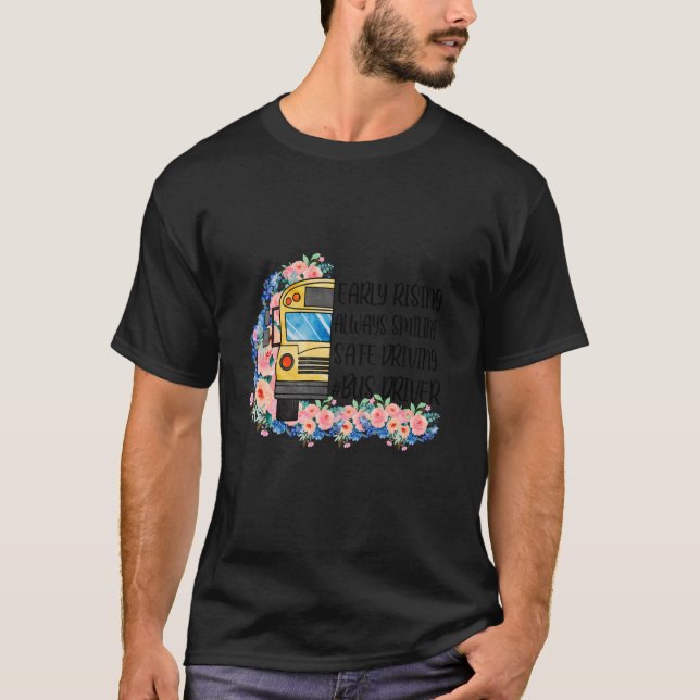 Schulbusfahrer früh T-Shirt (Vorderseite)