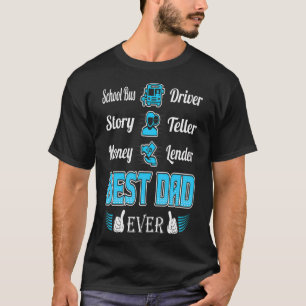 Schulbusfahrer Geschichte Teller Geld Kreditgeber  T-Shirt
