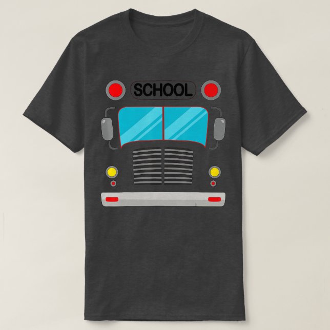 Schulbusfahrer Kostüm Halloween Funny Erwachsenen  T-Shirt (Design vorne)