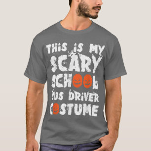 Schulbusfahrer Lazy Halloween Kostüm Funny Pum T-Shirt