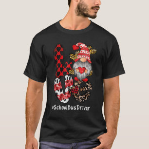 Schulbusfahrer Liebe Herzstück Valentinstag T-Shirt