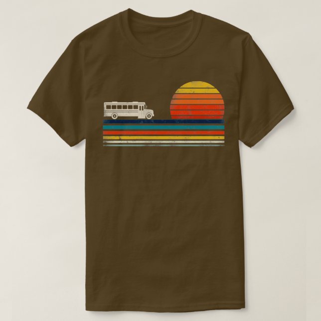 Schulbusfahrer Retro Vintag Pullover Hoodie (Design vorne)