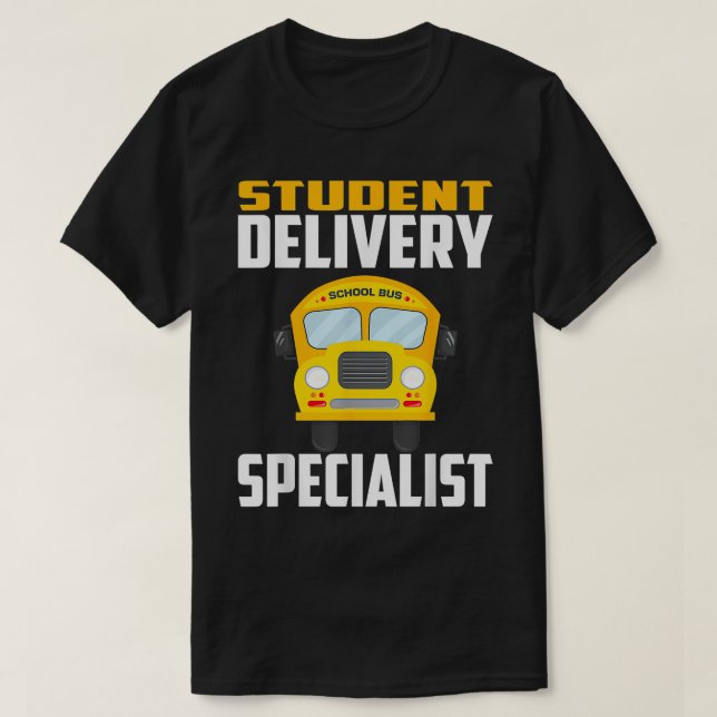Schulbusfahrer Schülerbetreuung Fachspezialist TSh T-Shirt (Design vorne)