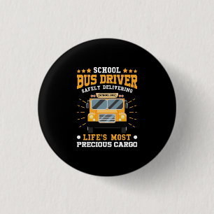 Schulbusfahrer sicher liefern button