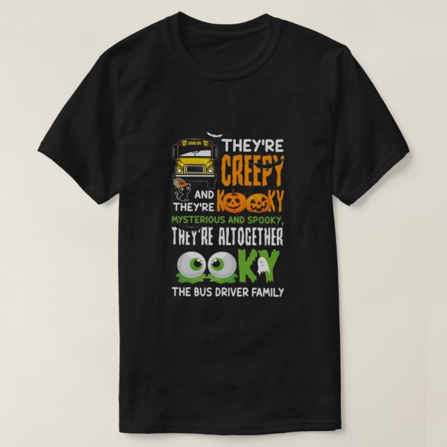Schulbusfahrer T-Shirt (Design vorne)