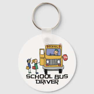 Schulbusfahrer T - Shirt und Geschenke. Schlüsselanhänger