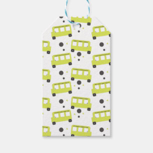Schulbusfahrer Yellow Confetti Lehrer Geschenkanhänger