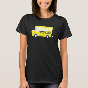 Schulbusfahrer Zurück zur Schule Lustiger Schulbus T-Shirt