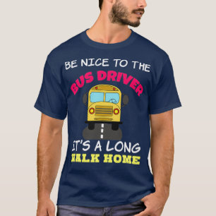 Schulbusfahrerbewertung Minibus-Fahrergeschenk T-Shirt