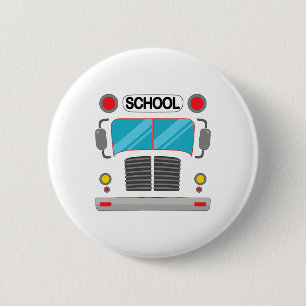 Schulbusfahrerkostüme Halloween-Spaß Erwachsene un Button