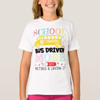 Schulbusfahrerleben Letzten Schultag T-Shirt