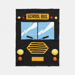 Schulbuskostüm Cool leicht Fahrzeug Halloween Gif Fleecedecke