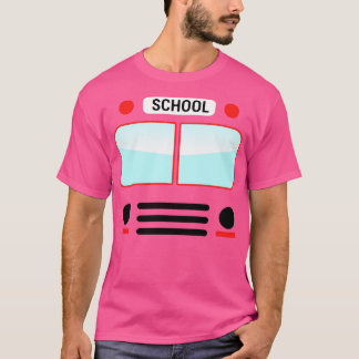 Schulbuskostüm Halloween Kostüm Easy Oufit T-Shirt