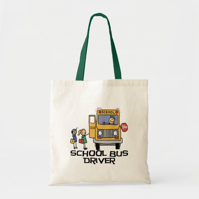 Schulbustreiber-T - Shirts und Geschenke Tragetasche (Vorne)