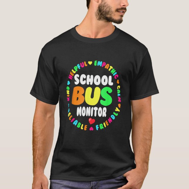 Schulbusüberwachung - Gegenüberstellung von Schulk T-Shirt (Vorderseite)