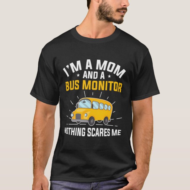 Schulbusüberwachung T-Shirt (Vorderseite)
