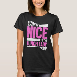 Schulcafeteria-Küchenspatel - Essen Abendessen Lu T-Shirt