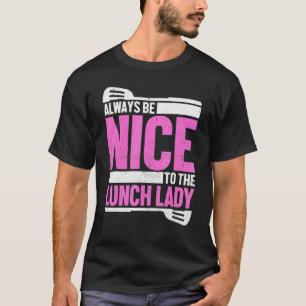 Schulcafeteria-Küchenspatel - Essen Abendessen Lu T-Shirt
