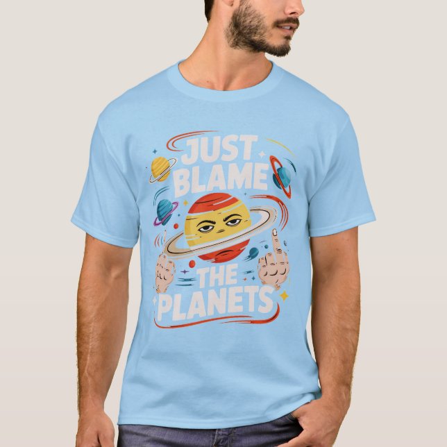 Schuld an den Planeten T-Shirt (Vorderseite)