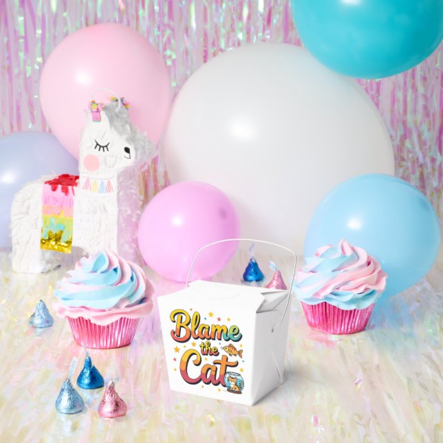Schuld an der Katze Geschenkschachtel (Party)