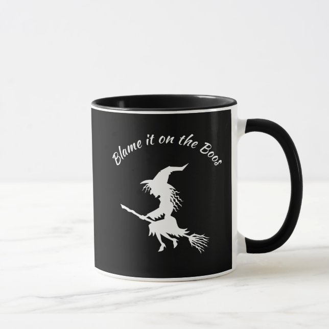 Schuld daran ist die Boos-Hexe Halloween-Tasse Tasse (Rechts)