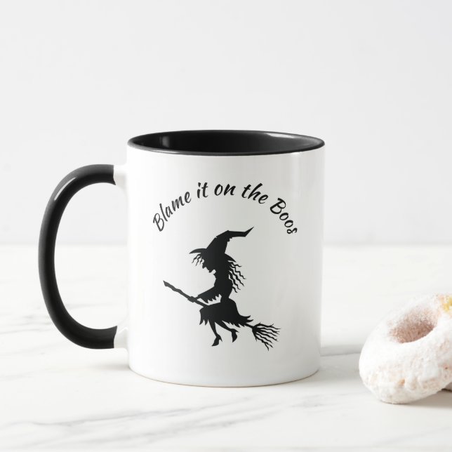 Schuld daran ist die Tasse der Boos-Hexe Halloween (Mit Donut)