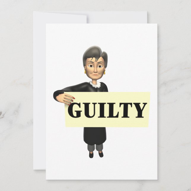 Schuld Einladung (Vorderseite)