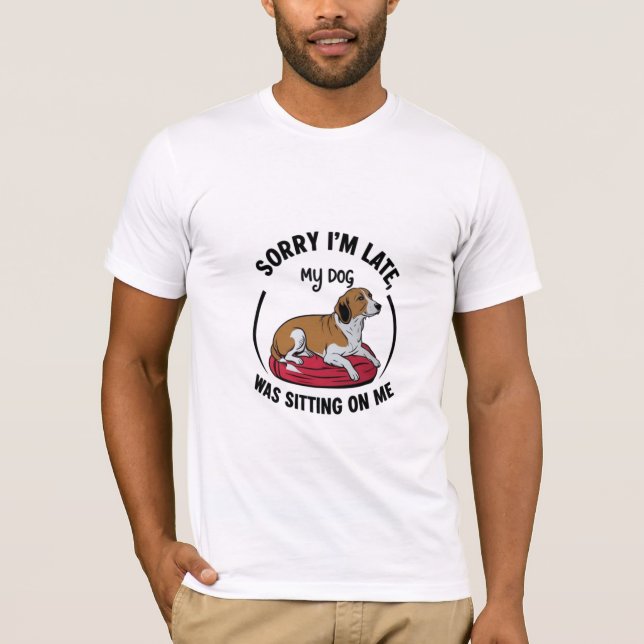 Schuld Hund, immer T-Shirt (Vorderseite)