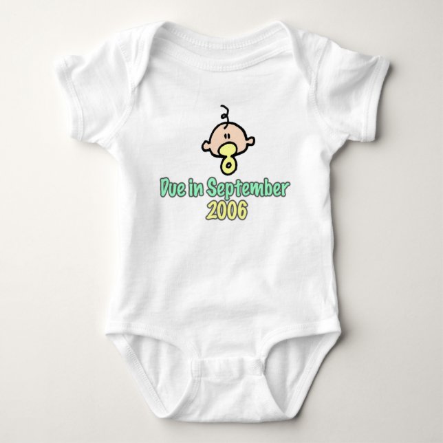 Schuld im September 2006 Baby Strampler (Vorderseite)