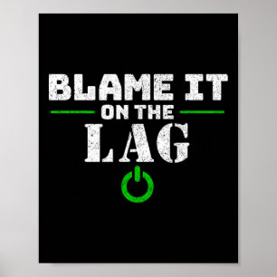Schuld ist das Spiel auf dem Spielfeld Geschenk lu Poster