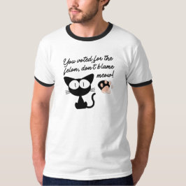 Schuld mich nicht, Ringer-T-Shirt, Wahlkampf T-Shirt