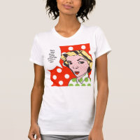 Schuld-Reise-Pop-Kunst-T - Shirt