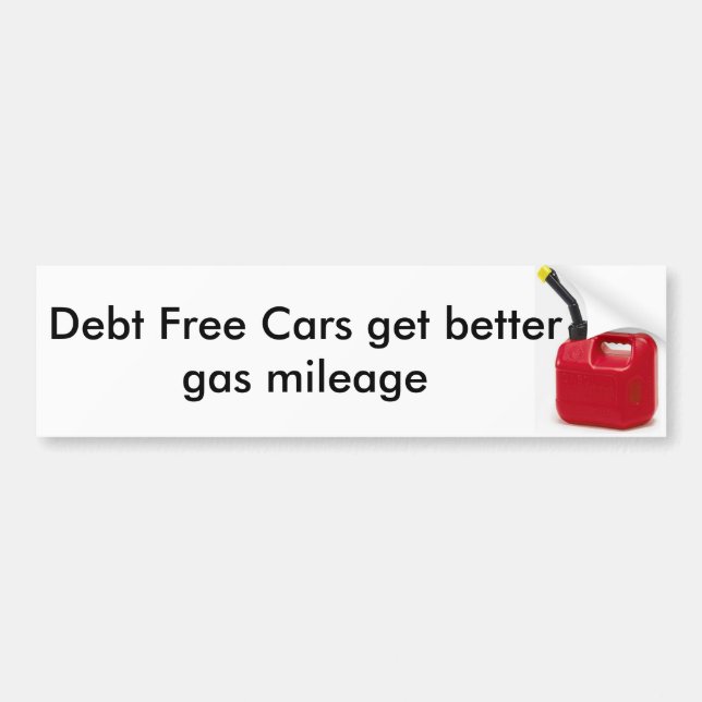 Schulden-freie Autos erhalten bessere Autoaufkleber (Vorne)