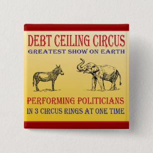 Schuldendeckenzirkus Button