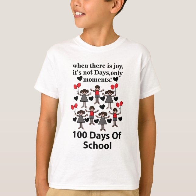 Schule 100 Schultage T-Shirt (Vorderseite)