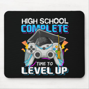 Schule abgeschlossen Zeit zum Levelaufstieg Videos Mousepad