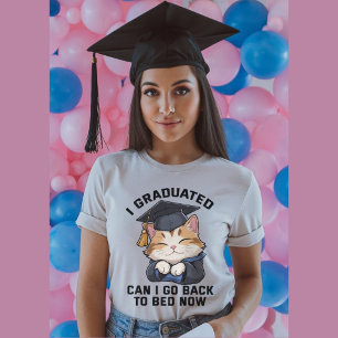 Schule Abschluss Cat T-Shirt