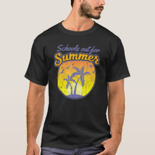 Schule Aus Für Sommer Casual Urlaub Grafik T-Shirt
