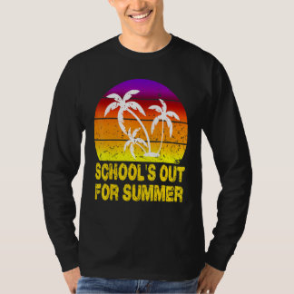 Schule für Sommersonne Vintag für junge Mädchen T-Shirt