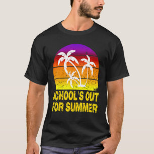 Schule für Sommersonne Vintag für junge Mädchen T-Shirt