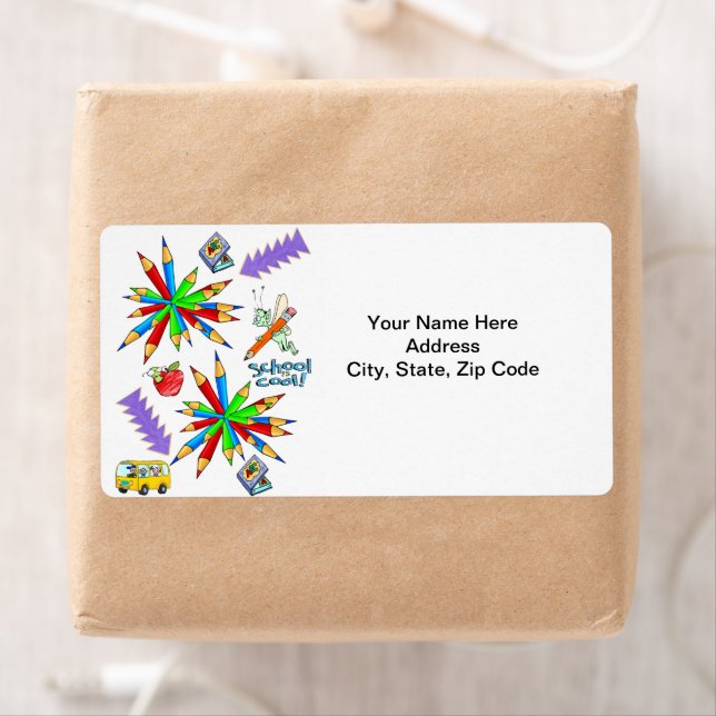 Schule ist Cool Labels (Insitu)